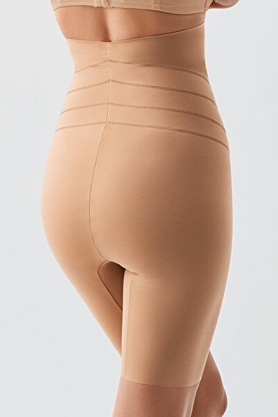 C&City High Waist Laser Cut Boxer Corset 9604