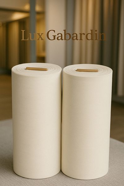 Hanles 1. Quality Luxury Gabardine Meter Fabric - Cotton - Off White - Table Cloth - Runner - Bag - Punch