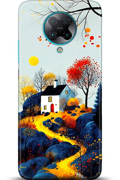 Noprin حافظة هاتف Xiaomi Redmi K30 Pro مطبوعة بدقة HD - سلسلة السعادة 5569