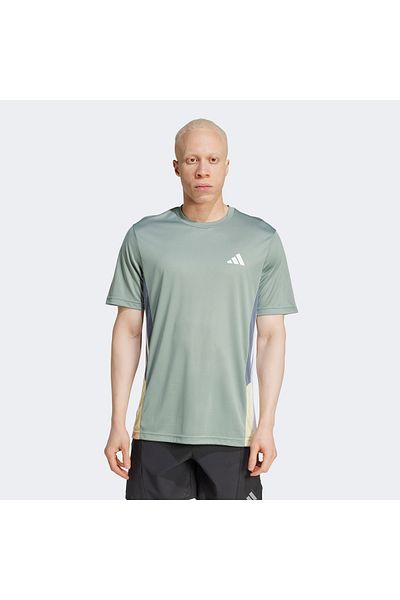 adidas Train Essentials Seasonal Colorblock Men's Green Training T-Shirt