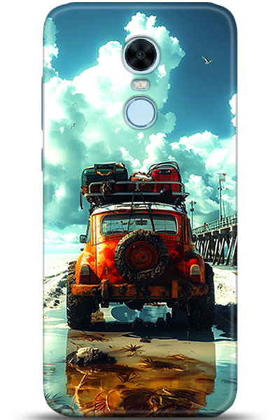 Noprin Xiaomi Redmi 5 Plus Case Hd Printed Case - Mastermind Series 5559