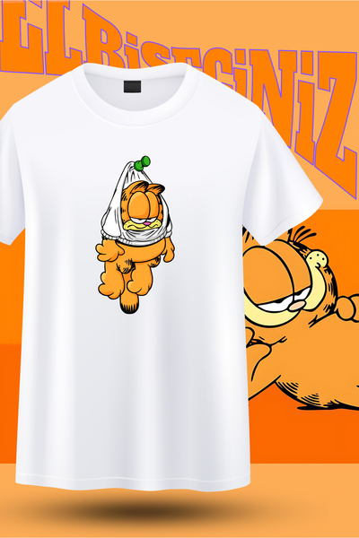 VİZYON İKRA Μπλουζάκι/Φούτερ Unisex με στάμπα GARFIELD - ΓΙΑ ΟΛΕΣ ΤΙΣ ΗΛΙΚΙΕΣ