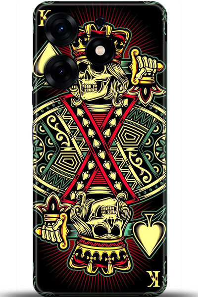 TECNO حافظة سبارك 10 برو مطبوعة بدقة عالية - سلسلة ماستر ميند 5553