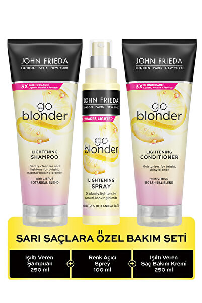 John Frieda Sarı Saçlara Özel Bakım Set