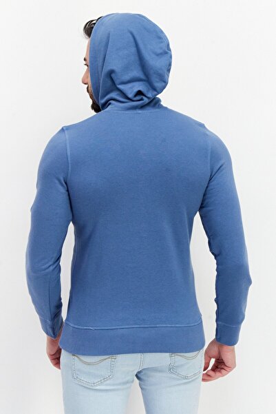 O'Neill Men Hooded Long Sleeve Graphic Print Sweatshirt, Blue