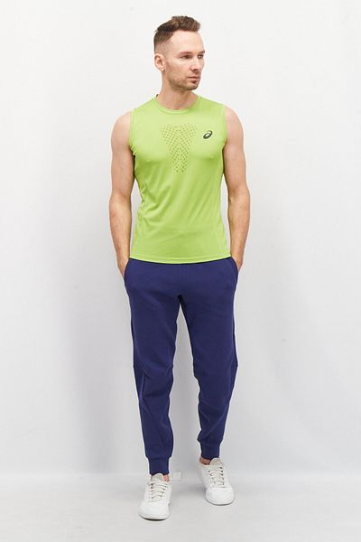 Asics Men Sportswear Fit Sleeveless Running Tank, Green