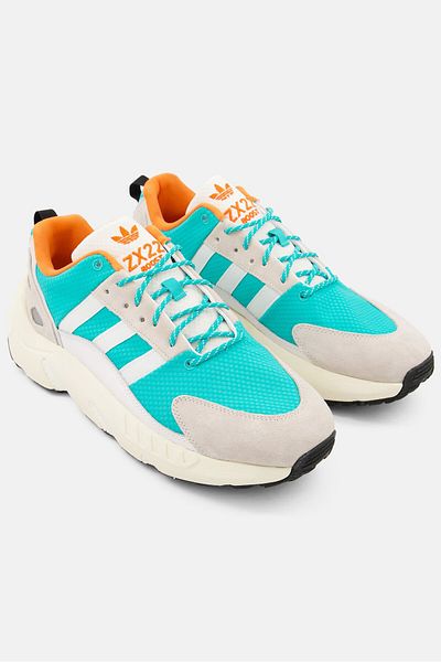 adidas Men Lace Up Zx 22 Boost Sports Shoes, Turquoise