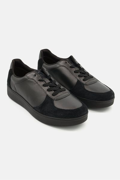 Fitflop Women Lace Up Close Toe Casual Shoes, Black