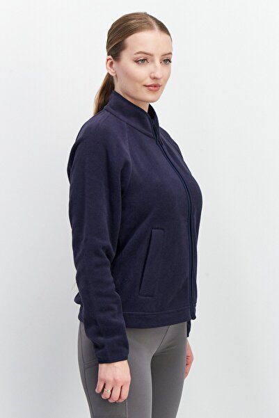 Aigle Women Plain Jacket Shirt, Navy Blue