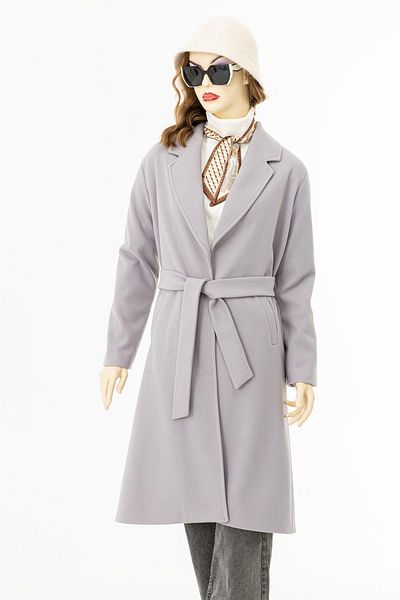 GiyinGo Belted Anthracite Thin Stash Coat