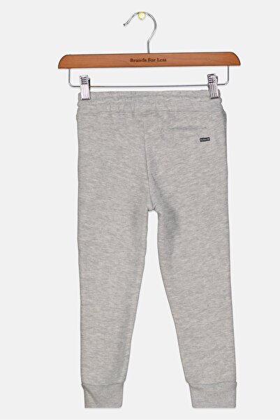Hurley Toddlers Boy Drawstring Brand Logo Sweatpants, Grey