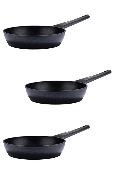 CooknKeep Martı 26 cm Döküm Tava 3'lü Set