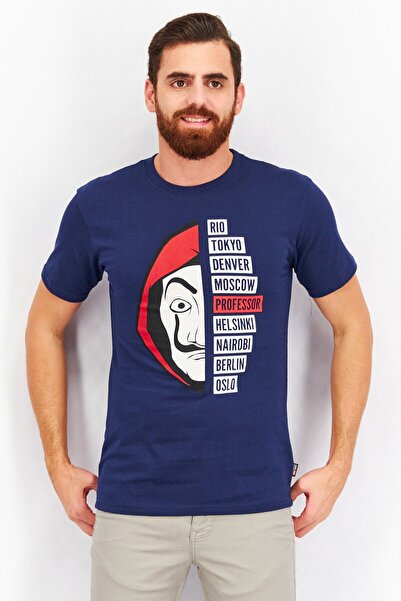 Netflix تي شيرت رجالي مطبوع عليه رسومات بأكمام قصيرة ورقبة دائرية، مجموعة الل...