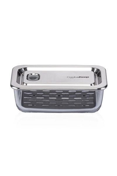 CooknKeep Vacuum Glass Storage Container Set of 2