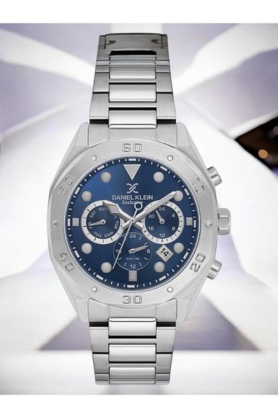 Daniel Klein Brand Silver Color Exclusive Model Internal Functions Active Men's Wristwatch - Bracelet Gift