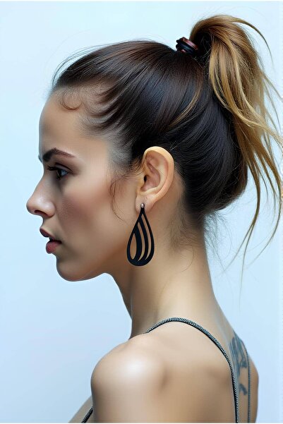 Angels Passion Stylish Laser Cut Leather Earrings