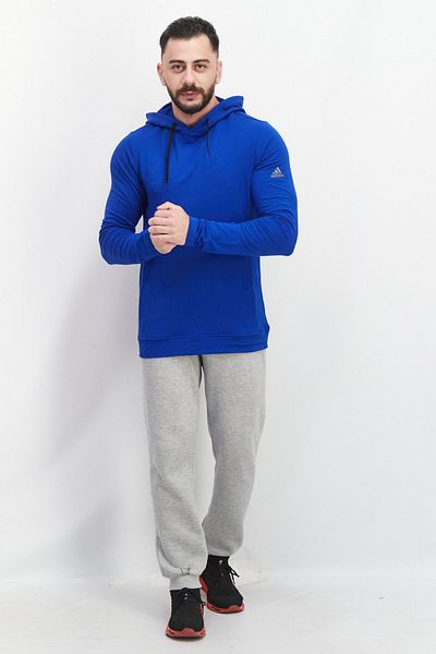 adidas Men Sportswear Fit Long Sleeves Training Hoodie, Blue