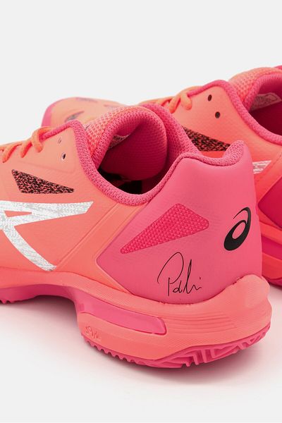 Asics Women GEL-LIMA PADEL Lace Up Training Sports Shoes, Coral Combo