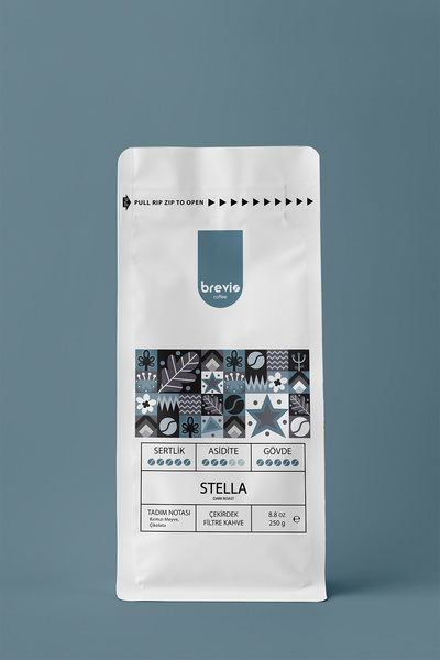 Stella Çekirdek Filtre Kahve 250 gr (Dark Roast)