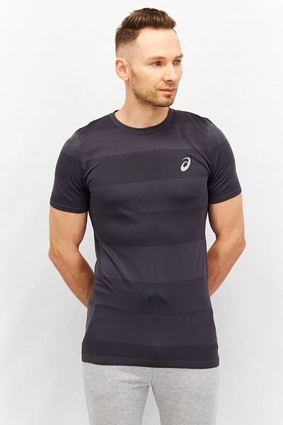 Asics Men Sportswear Fit Short Sleeves T-Shirt, Dark Grey