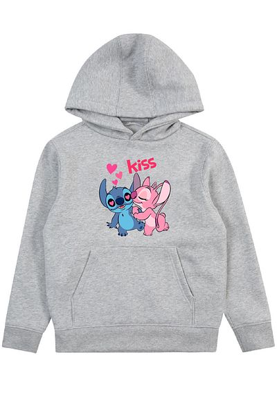 makiteks Girl's Seasonal Hooded Sweatshirt Hoodie 5 6 7 8 9 10 11 12 Years Lilo Stitch
