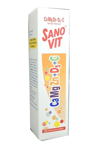 SANOVİT Sanovit CaMgZn+D3+C Effervescent Tablets 20's