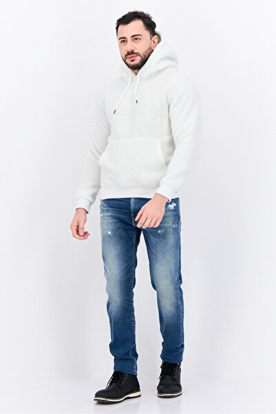 Night Addict Men Embroidered Logo Softshell Jacket, Off White