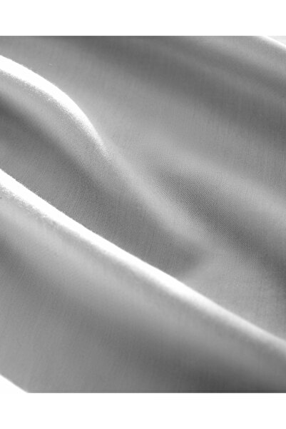 Madame Coco Ciel Double 100% Cotton Satin Duvet Cover - Gray