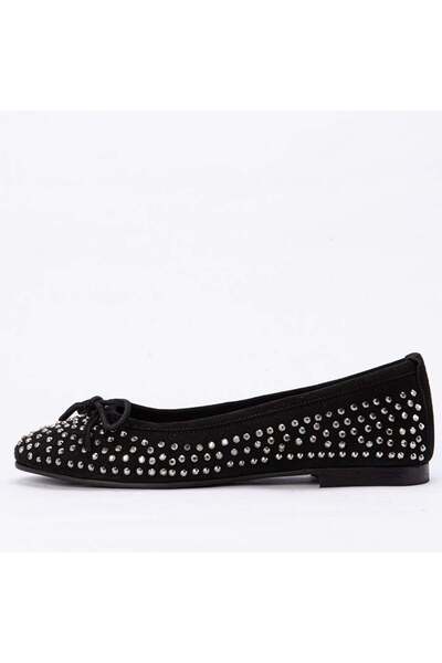 Gusse Mahsunta Women's Genuine Suede Leather Ballerinas 15124-2