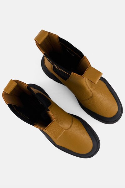 Puma Women Mayze Stack Chelsea Casual Slip On Outdoor Shoes, Brown