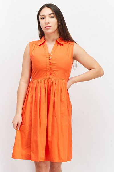 French Connection Women Textured Midi Dress, Red