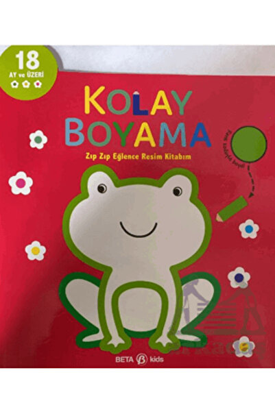 Beta Kids Yayınları Kolay Boyama Zıp Zıp Eğlence Resim Kitabım