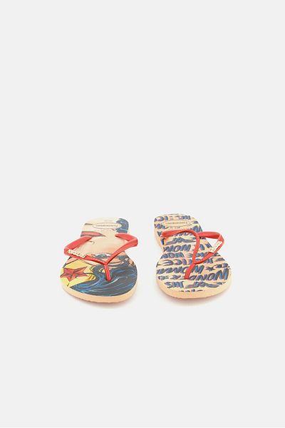 Havaianas Women Style 2 Slim Heroinas Slipper, Nude And Rouge