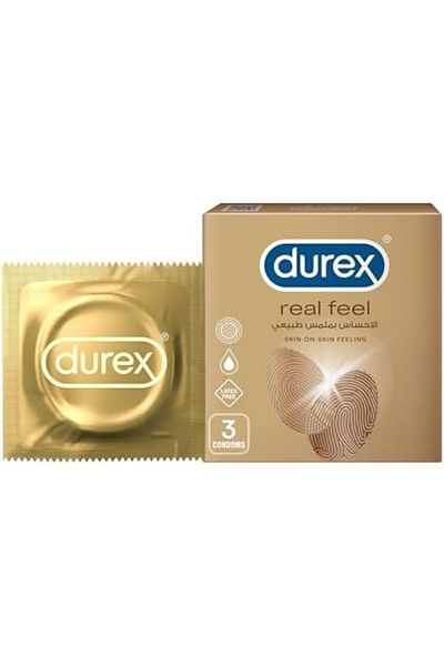 Durex Real Feel Condom, 3 Pieces