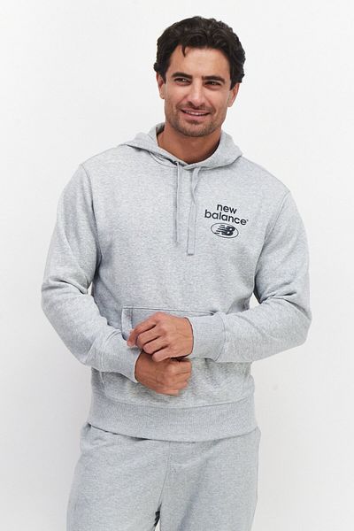 New Balance Men Sportswear Fit Outdoor Hoodie, Heather Grey