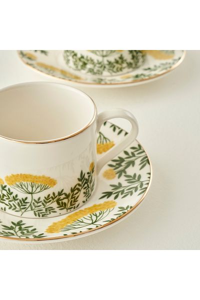 Bella Maison Set of 2 Teacups Lily Porcelain Green (180 Cc)