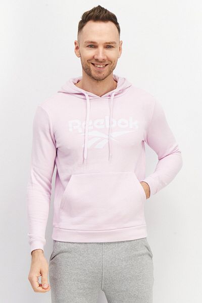 Reebok Men Sportswear Fit Outdoor Vector Hoodie, Pink