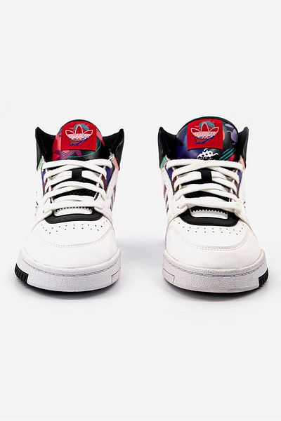adidas Women Drop Step Lace Up Shoes, White