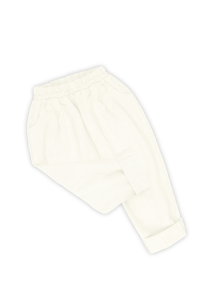 Catz Kids Carrot Pantolon Ekru Keten