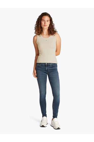 Tommy Hilfiger Tommy Hilfiger Women Newsprint Essential Rib Tank