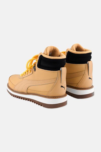 Puma Kids Boy Desierto V2 Cn Lace Up Outdoor Shoes, Tan Combo
