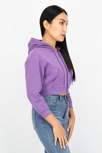 Don't Call Me Jennyfer Women Full Zip Front Pocket Fleece Hoodies, Purple