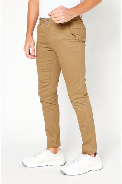 Sorbino Men Slim Fit Solid Chino Pant, Olive