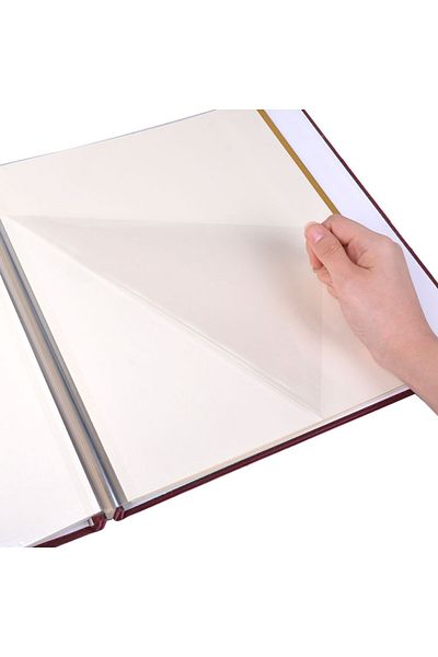 Nobbystar 40 Sheets Adhesive White Photo Album - 34X37Cm