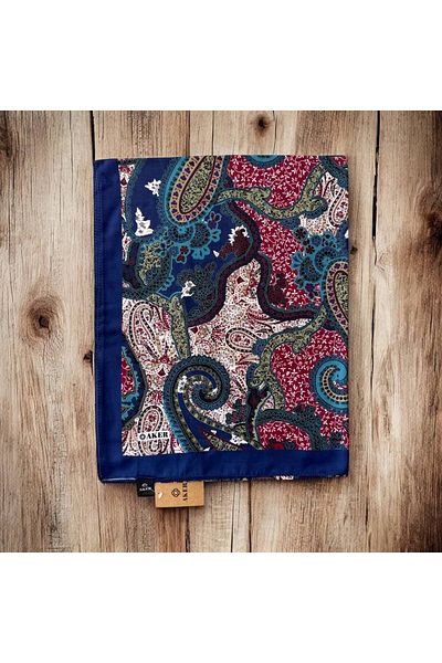 Aker Şal Aker Soft Touch albastru bleumarin 011