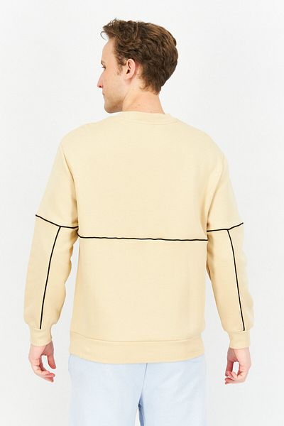 Puma Men Sportswear Fit Long Sleeves Training Sweatshirt, Beige