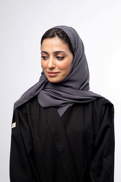 outline Plain gray veil
