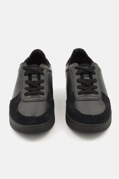 Fitflop Women Leather Lace Up Casual Shoes, Black