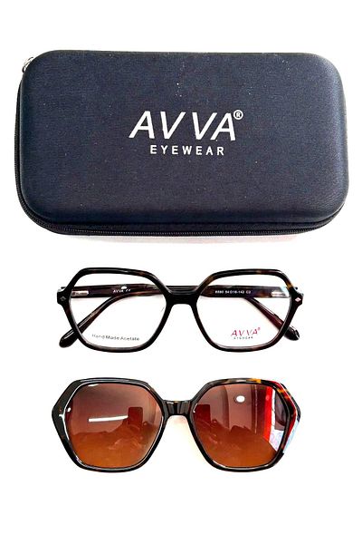 Avva 6580 C12Polarized Clip-On Women's Sunglasses