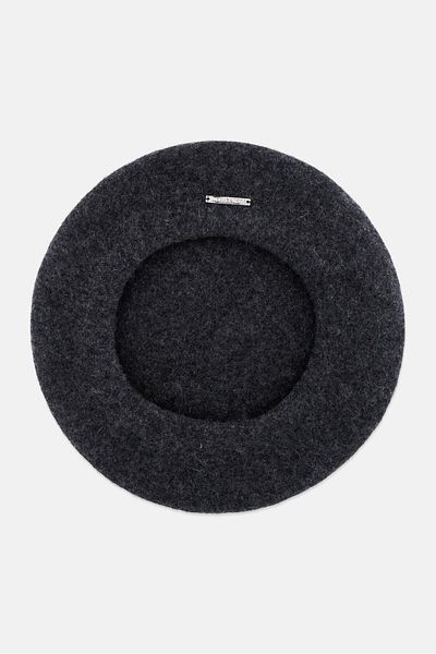 Michael Kors Women Wool Felt Berret, Charcoal